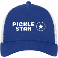 Pickle Star Embroidered Snapback Trucker Cap