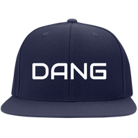 DANG Embroidered Flat Bill High-Profile Snapback Hat