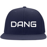 DANG Embroidered Flat Bill High-Profile Snapback Hat