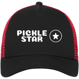 Pickle Star Embroidered Snapback Trucker Cap