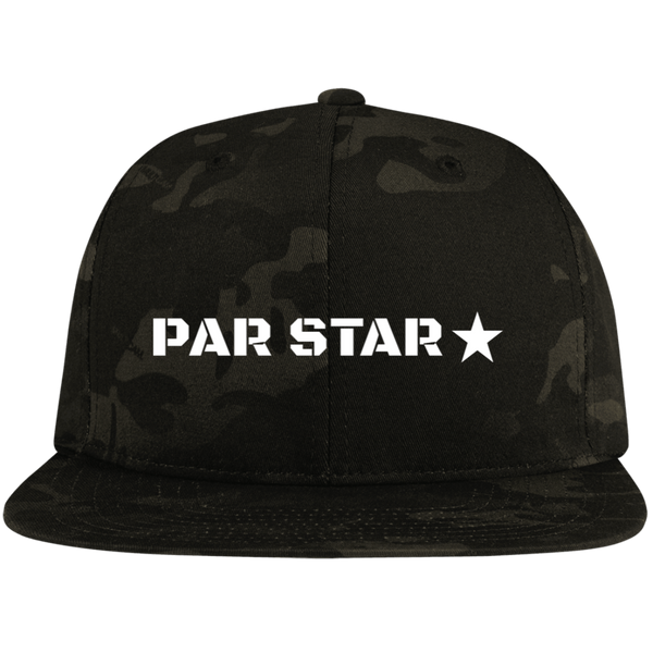 PAR STAR Black ops Embroidered Flat Bill High-Profile Snapback Hat