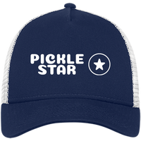 Pickle Star Embroidered Snapback Trucker Cap