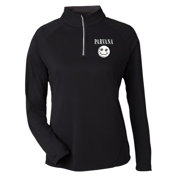 PARVANA Womens Origin Pique Quarter Zip