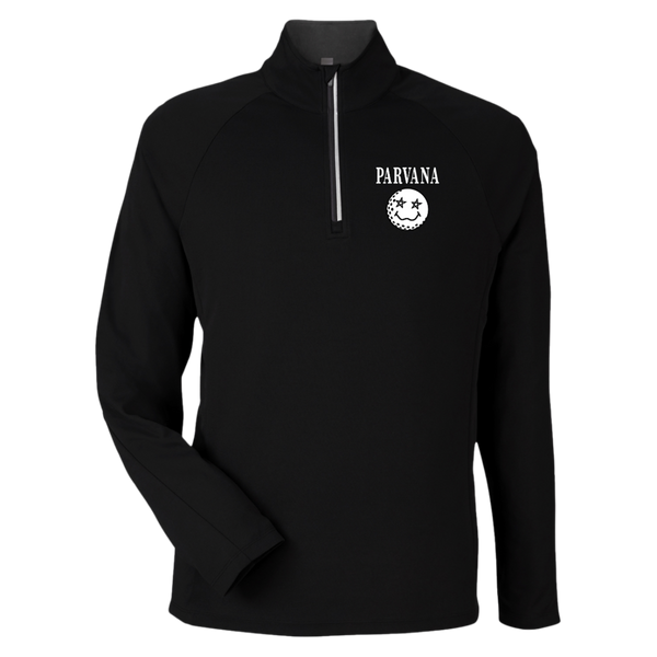 PARVANA Mens Origin Pique Quarter Zip