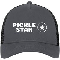 Pickle Star Embroidered Snapback Trucker Cap