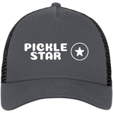 Pickle Star Embroidered Snapback Trucker Cap