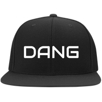 DANG Embroidered Flat Bill Twill Flexfit Cap