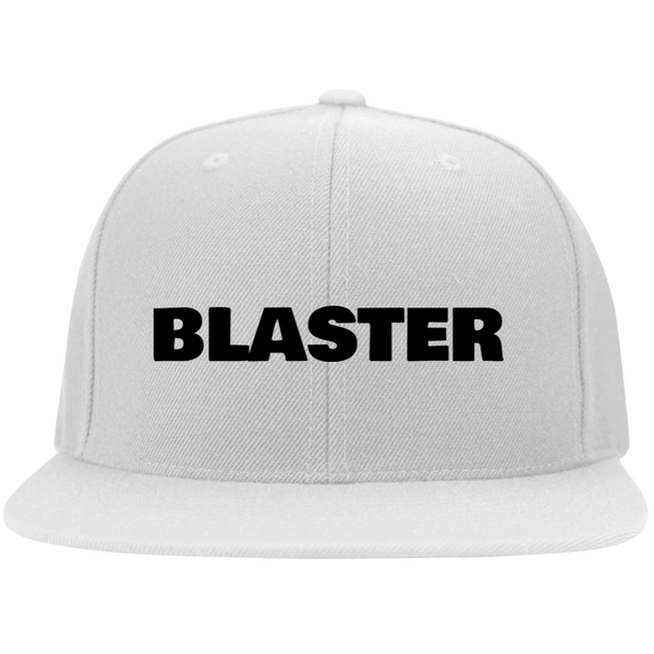 BLASTER Embroidered Flat Bill Twill Flexfit Cap