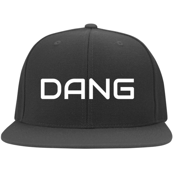 DANG Embroidered Flat Bill Twill Flexfit Cap