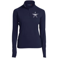 PAR STAR star logo - Women's 1/2 Zip Performance Pullover