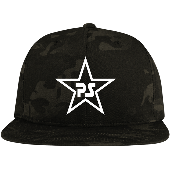 PS STAR - Flat Bill High-Profile Snapback Hat