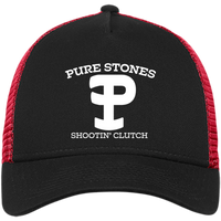 Pure Stones Embroidered Snapback Trucker Cap