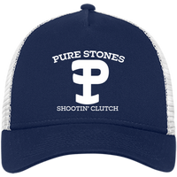 Pure Stones Embroidered Snapback Trucker Cap