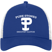 Pure Stones Embroidered Snapback Trucker Cap