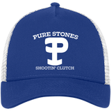 Pure Stones Embroidered Snapback Trucker Cap