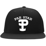 P Branded Embroidered Flat Bill High-Profile Snapback Hat