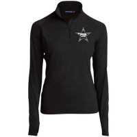 PAR STAR star logo - Women's 1/2 Zip Performance Pullover