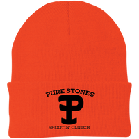 Pure Stones - Embroidered Knit Cap