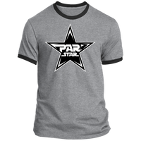 PAR STAR star logo - Ringer Tee