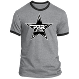 PAR STAR star logo - Ringer Tee