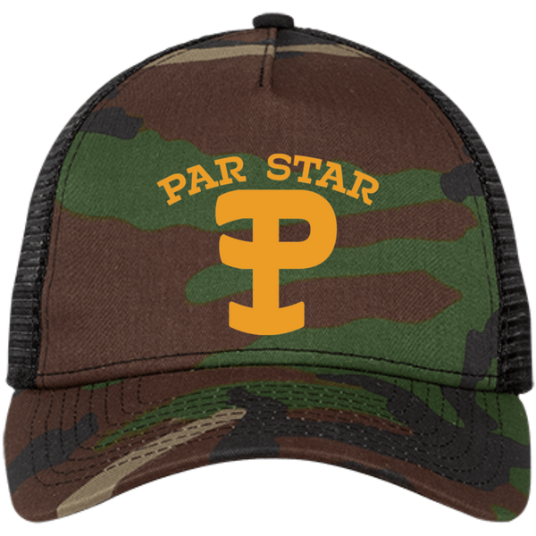 P Branded Embroidered Snapback Trucker Cap