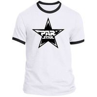 PAR STAR star logo - Ringer Tee