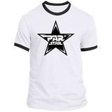 PAR STAR star logo - Ringer Tee