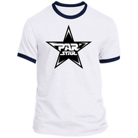 PAR STAR star logo - Ringer Tee