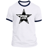 PAR STAR star logo - Ringer Tee