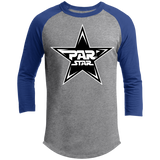 PAR STAR star logo - 3/4 Raglan Sleeve Shirt