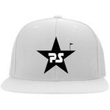 PS star w/ flag - Flat Bill Twill Flexfit Cap