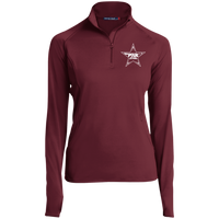 PAR STAR star logo - Women's 1/2 Zip Performance Pullover