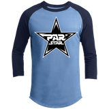 PAR STAR star logo - 3/4 Raglan Sleeve Shirt