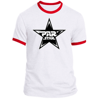 PAR STAR star logo - Ringer Tee