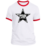 PAR STAR star logo - Ringer Tee