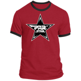 PAR STAR star logo - Ringer Tee