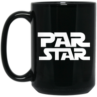 PAR STAR - 15 oz. Black Mug