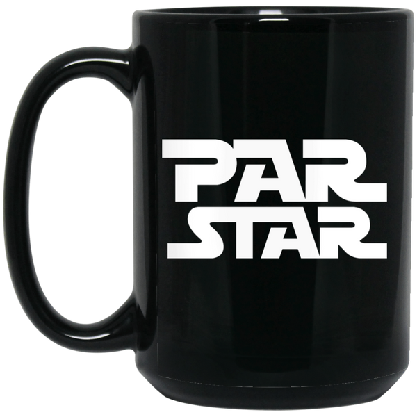 PAR STAR - 15 oz. Black Mug