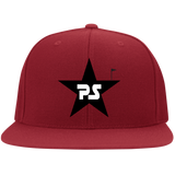 PS star w/ flag - Flat Bill Twill Flexfit Cap